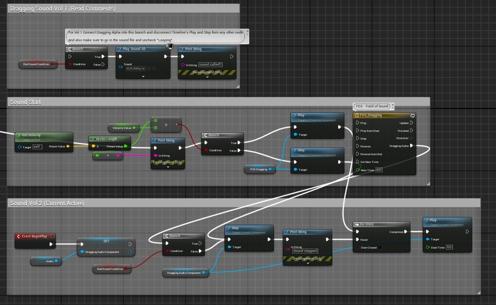 Furniture Sound Effect Blueprint